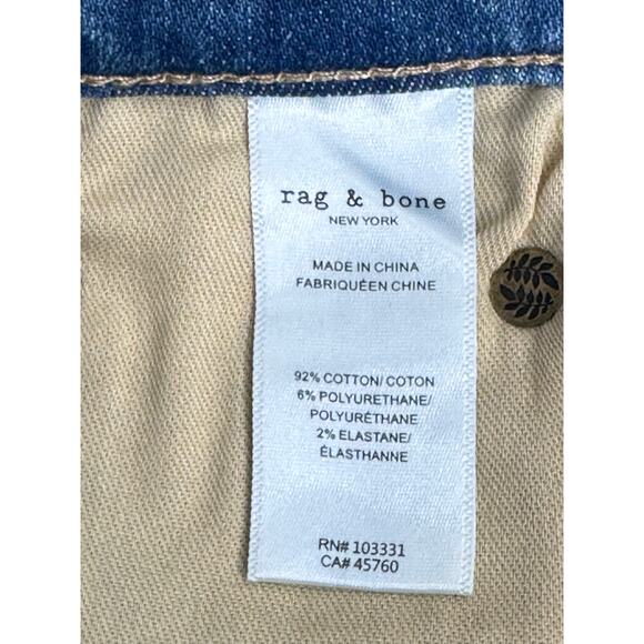 Rag & Bone The Sofie Flexi High Rise Ultra Wide Ankle Jeans Casual Relaxed 25 - Picture 7 of 11